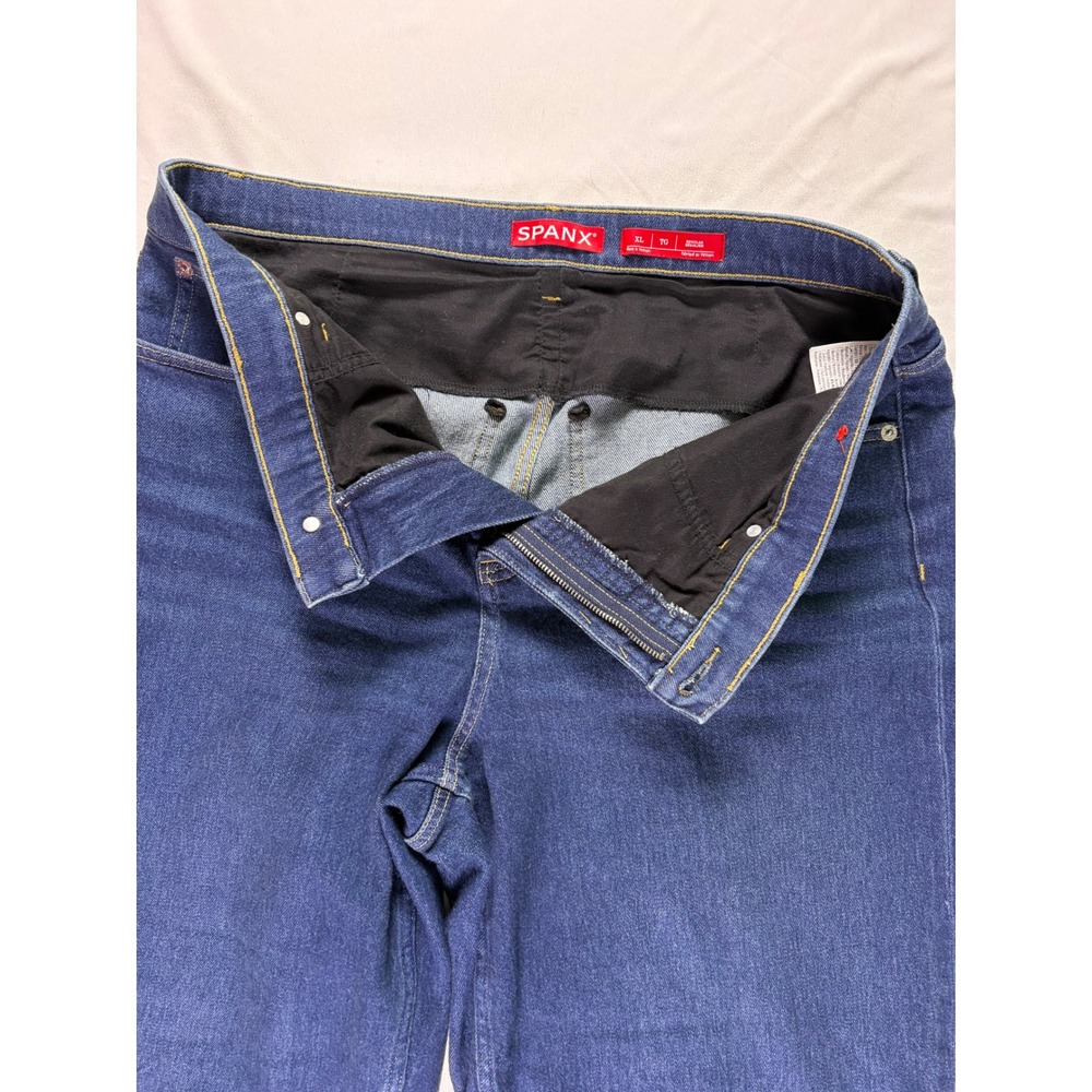 Spanx Shape Authentic 360 90s Straight Leg Jeans XL High Rise Everyday Shaping - Picture 3 of 8